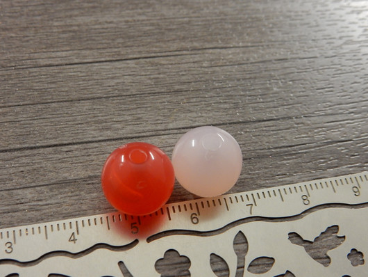 Akryylihelmi karkki, 12mm, mixsetti, 10kpl