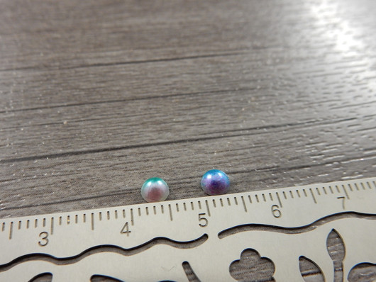 Puolihelmi, 4mm, mixsetti, 100kpl
