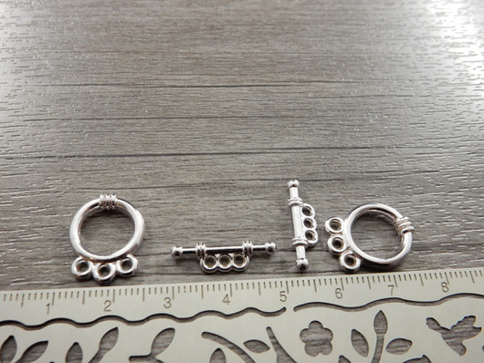 Salpalukko, 18x14mm, kirkashopea, 1kpl