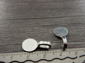 Riipuspidike (liimattava),  18x6mm, kirkashopea, 1kpl