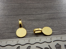 Riipuspidike (liimattava),  18x6mm, kulta, 1kpl