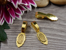 Riipuspidike (liimattava), 26x8mm, kulta, 1kpl