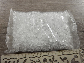 Korvakorun tausta silikoni 4x4mm, kirkas, 1000kpl