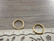 Linkki ympyrä matta, 12x0.9mm, umpi, 18K/kulta/rst, 10kpl
