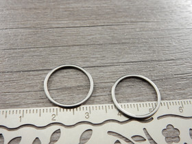 Linkki ympyrä, 16x0.9mm, umpi, rst, 10kpl