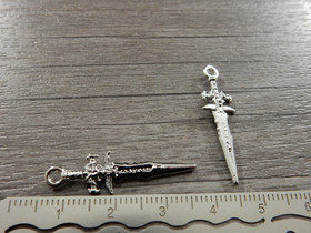 Miekkariipus, 31x9mm, kromi, 1kpl