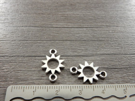 Aurinkoriipus/linkki, 11x18mm, kromi, 1kpl