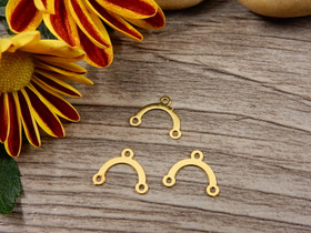 Kaaririipus, 8x10mm, rst/ kulta, 1kpl