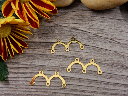 Kaaririipus, 8x17mm, rst/ kulta, 1kpl