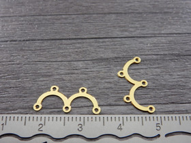 Kaaririipus, 8x17mm, rst/ kulta, 1kpl