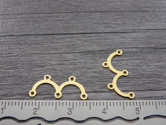 Kaaririipus, 8x17mm, rst/ kulta, 1kpl