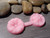 Kaksi osainen silikonimuotti kukka, 90x35mm, pinkki, 1kpl