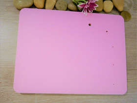 Muotoilualusta, 25x19x1.5cm, pinkki/vihreä, 1kpl POSTIPAKETTI TOIMITUS