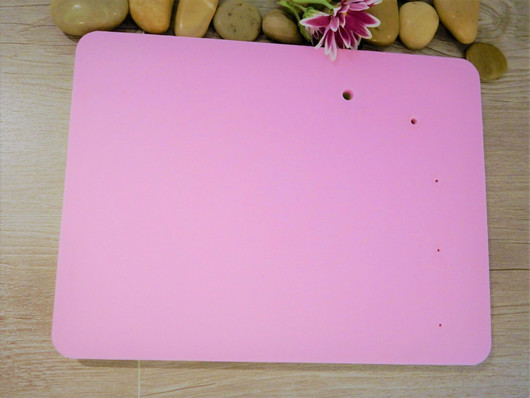 Muotoilualusta, 25x19x1.5cm, pinkki/vihreä, 1kpl POSTIPAKETTI TOIMITUS