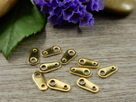 Lukon vastakappale, 8x4mm, rst/vaaleakulta, 10kpl