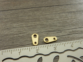 Lukon vastakappale, 8x4mm, rst/vaaleakulta, 10kpl
