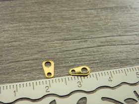 Lukon vastakappale, 7x4mm, kulta, 20kpl