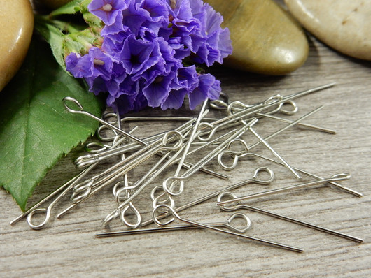 Korupiikki silmukkapää, 25x0,5mm, rst, 50kpl