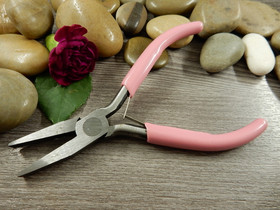 Litteäkärkiset korupihdit, 12cm, sileä, vaaleanpunainen, 1kpl