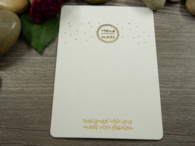 Korukortti, 7.5x10.5cm, valkoinen, 1kpl