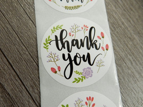 Thank you tarra kukat, 38mm, moniväri, 10kpl