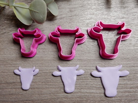 Muotti lehmä, 20mm/25mm/30mm, 1kpl