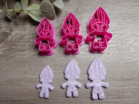 Muotti trolli, 35mm/40mm/45mm, 1kpl