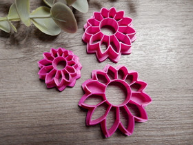 Muotti kukka, 25mm/35mm/45mm, 1kpl