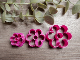 Muotti kukka, 20mm/30mm/40mm, 1kpl