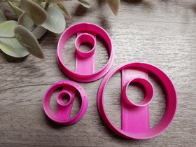 Muotti ympyrä, 20mm/30mm/40mm, 1kpl