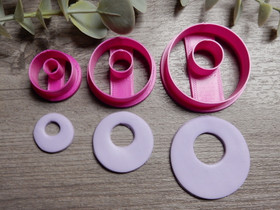 Muotti ympyrä, 20mm/30mm/40mm, 1kpl