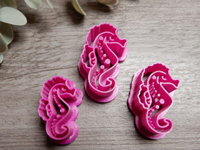 Muotti merihevonen, 30mm/35mm/40mm, 1kpl