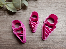 Muotti jäätelö, 30mm/35mm/40mm, 1kpl