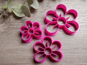 Muotti kukka, 30mm/40mm/50mm, 1kpl