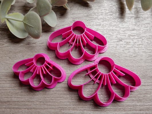 Muotti kukka, 35mm/45mm/50mm, 1kpl