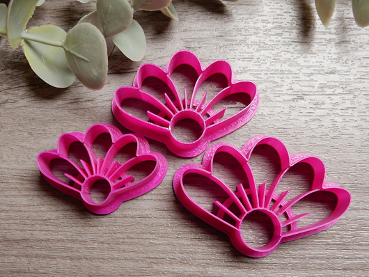 Muotti kukka, 35mm/45mm/50mm, 1kpl