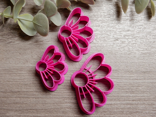 Muotti kukka, 35mm/45mm/50mm, 1kpl