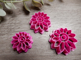 Muotti kukka, 25mm/30mm/35mm, 1kpl