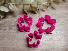 Muotti kukka, 20mm/25mm/30mm, 1kpl