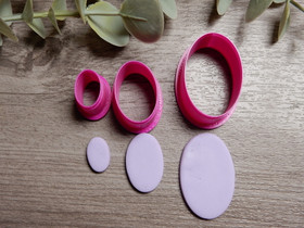 Muottisetti ovaali, 15mm/25mm/35mm, 1setti