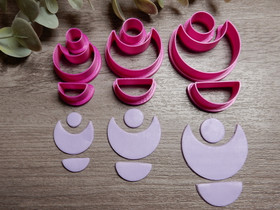 Muottisetti kuviot, 50mm/60mm/70mm, 1setti