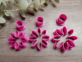 Muottisetti kukka, 50mm/55mm/60mm, 1setti