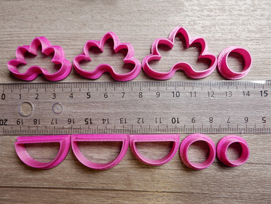 Muottisetti kuviot, 60mm/65mm, 1setti