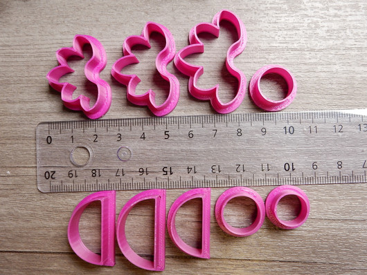 Muottisetti kuviot, 60mm/65mm, 1setti