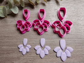 Muottisetti kuviot, 40mm/50mm/55mm, 1setti