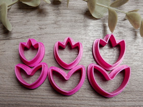 Muottisetti kukka, 35mm/40mm/45mm, 1setti