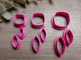 Muottisetti kuviot, 45mm/55mm/60mm, 1setti