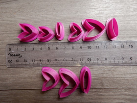 Muottisetti lehti, 50mm/60mm/70mm, 1setti