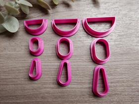 Muottisetti kuviot, 50mm/55mm/60mm/70mm, 1setti