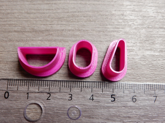 Muottisetti kuviot, 50mm/55mm/60mm/70mm, 1setti